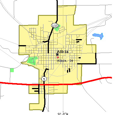 Albia map