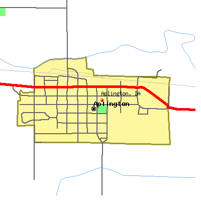 Aplington map