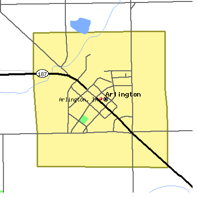 Arlington map