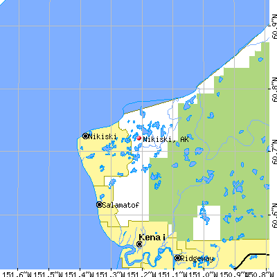 Nikiski map