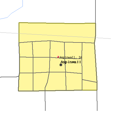 Aspinwall map