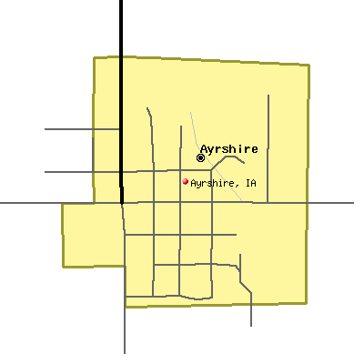 Ayrshire map