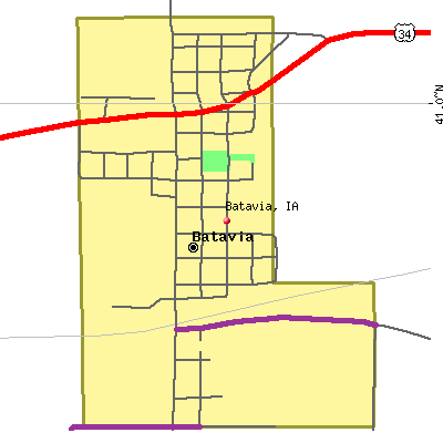 Batavia map