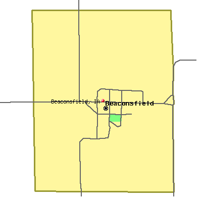Beaconsfield map