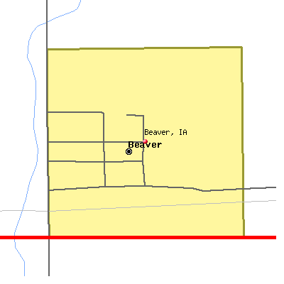 Beaver map