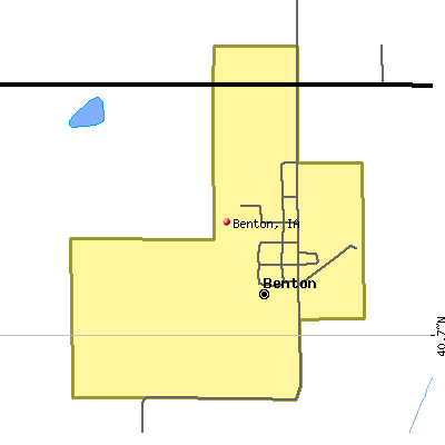 Benton map