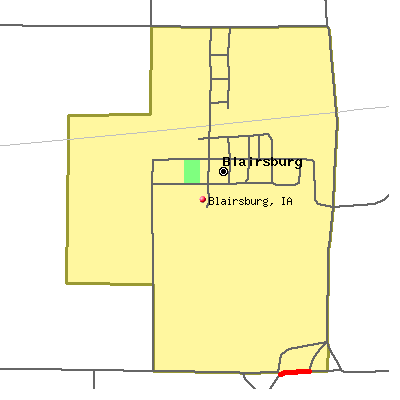 Blairsburg map