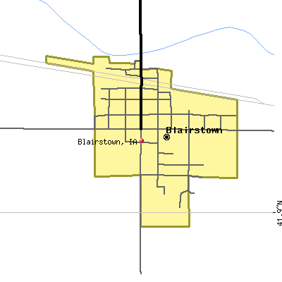 Blairstown map