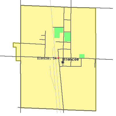 Blencoe map