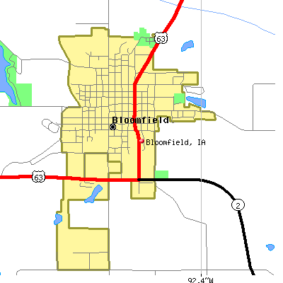 Bloomfield map