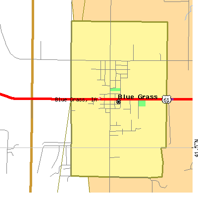 Blue Grass map