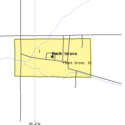 Buck Grove map