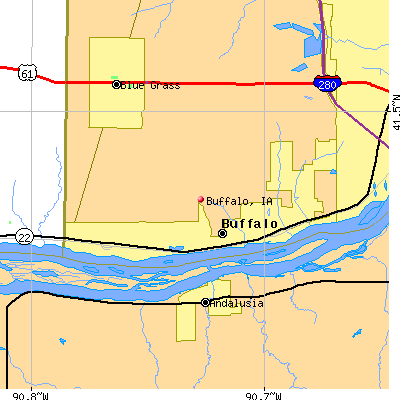 Buffalo map