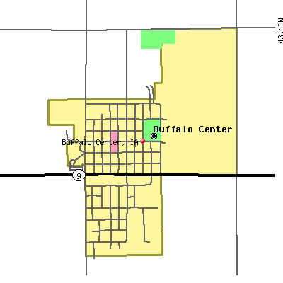 Buffalo Center map