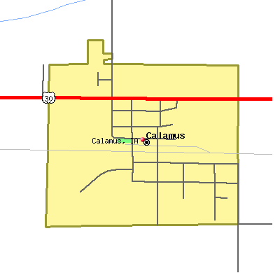 Calamus map