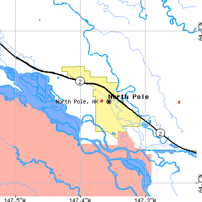 North Pole map