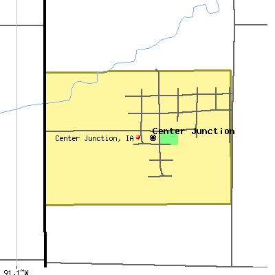 Center Junction map