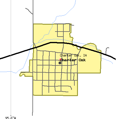 Charter Oak map