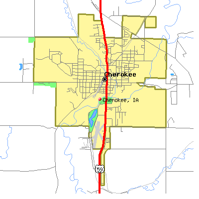 Cherokee map