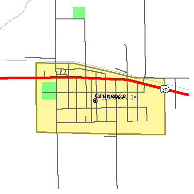 Clarence map