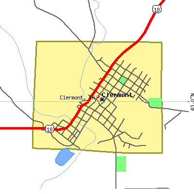 Clermont map