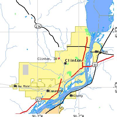 Clinton map