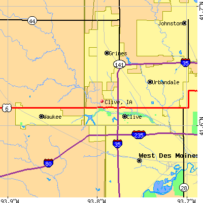 Clive map