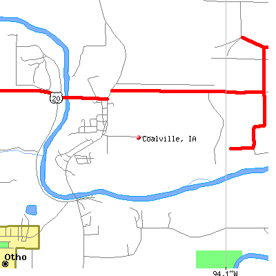 Coalville map