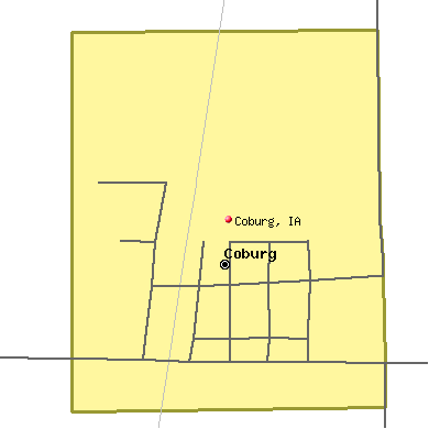Coburg map