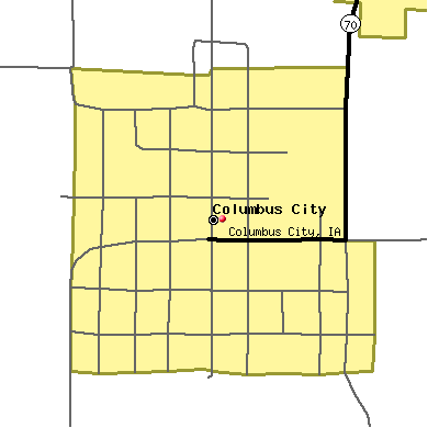 Columbus City map