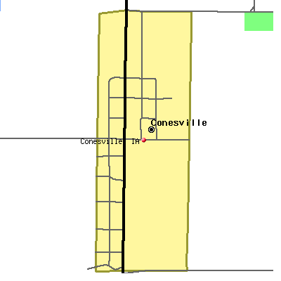 Conesville map