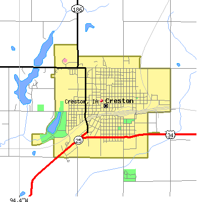 Creston map
