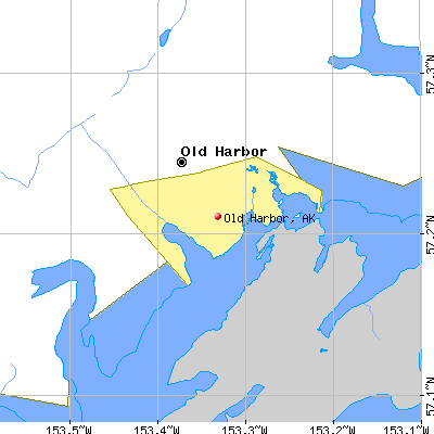 Old Harbor map