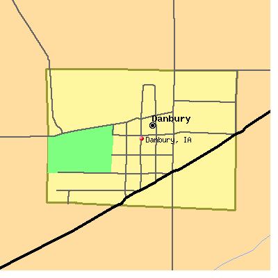 Danbury map