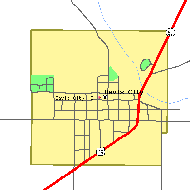 Davis City map