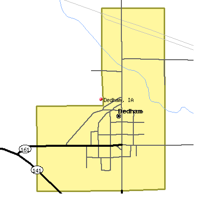 Dedham map