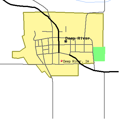 Deep River map