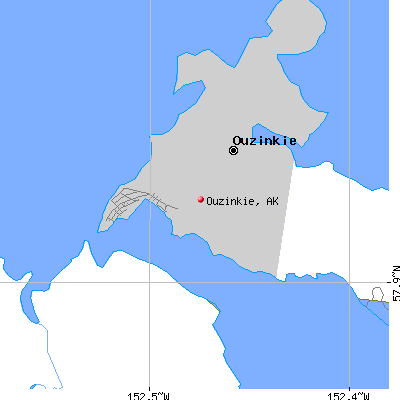 Ouzinkie map
