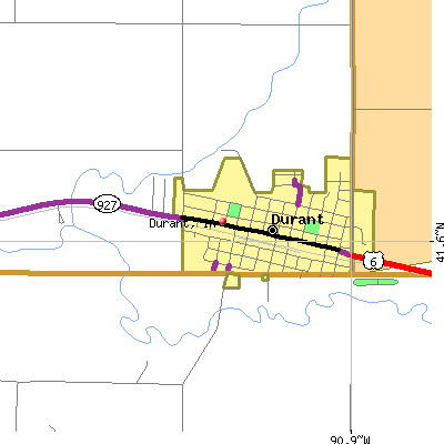 Durant map