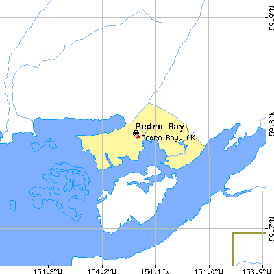 Pedro Bay map