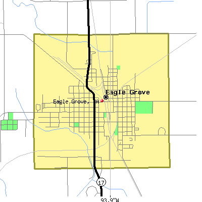 Eagle Grove map