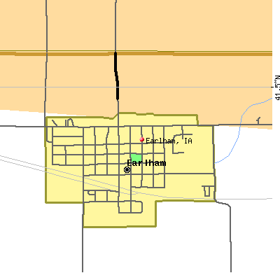 Earlham map
