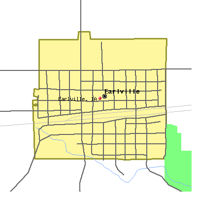 Earlville map