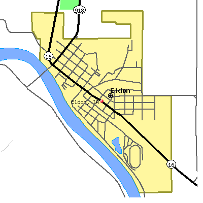 Eldon map