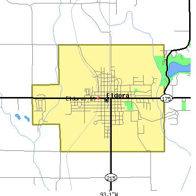 Eldora map