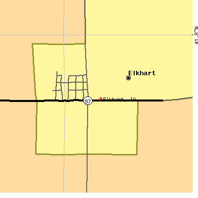 Elkhart map