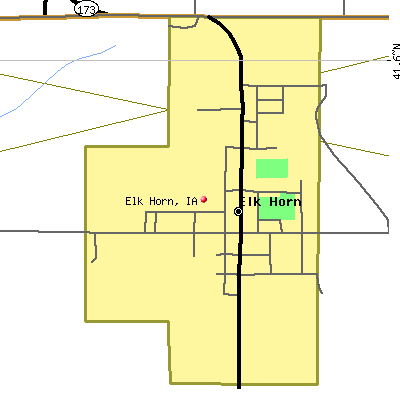 Elk Horn map