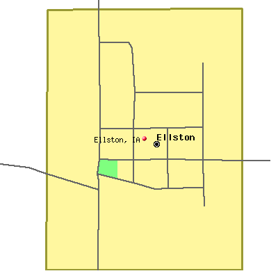 Ellston map