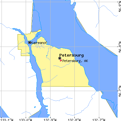 Petersburg map