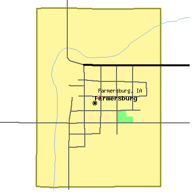 Farmersburg map